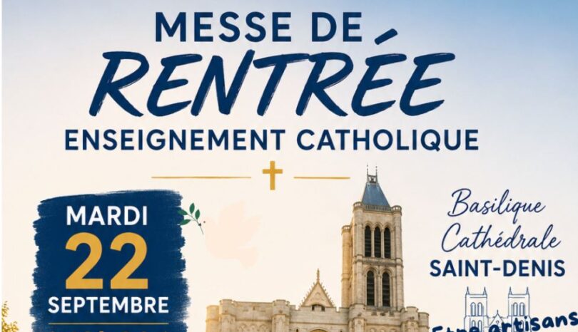 Messe de rentrée de l'enseignement catholique diocèse de Saint-Denis