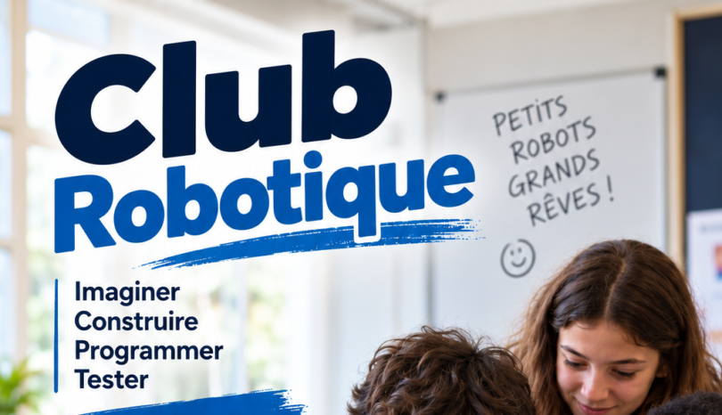 Club robotique : imaginer, construire et programmer des robots à Saint-Vincent-de-Paul